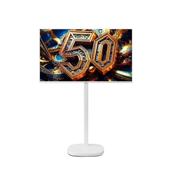 더함 CHIQ 스마트 구글 5.0 OS 안드로이드 14 FHD TV 40인치 (화이트) + 이동형스탠드