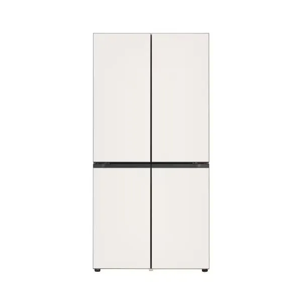 LG 디오스 오브제컬렉션 빌트인 노크온 얼음정수 4도어 냉장고 601L