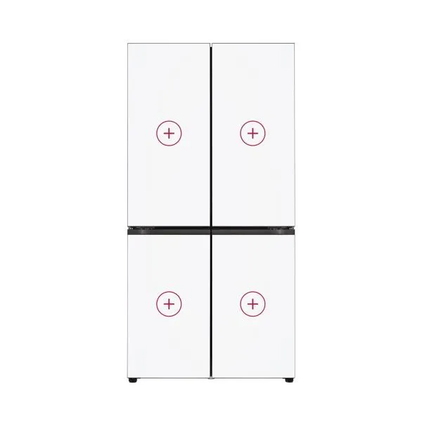 LG 디오스 오브제컬렉션 더블매직스페이스 4도어 냉장고 871L 2등급