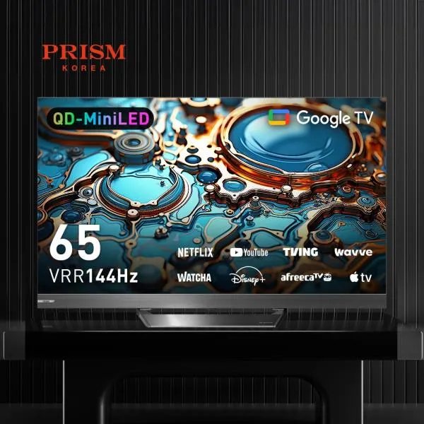 프리즘코리아 구글 5.0 85인치 QLED 스마트 TV